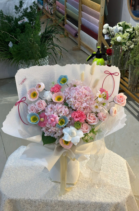 Mẫu hoa sáp cho thuê 14