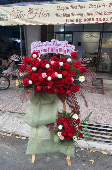 Mẫu hoa khai trương 12